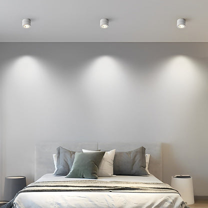 Round LED Spotlight with Adjustable Design