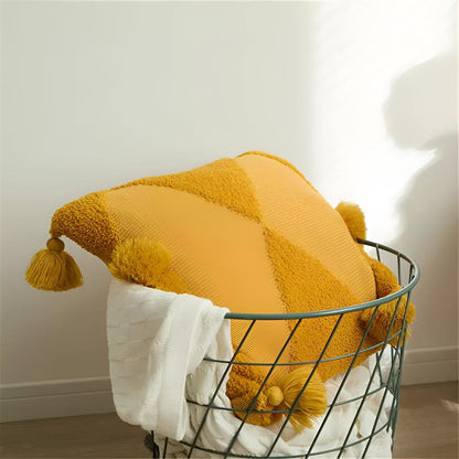 Chic Comfort Pillows with Playful Tassels