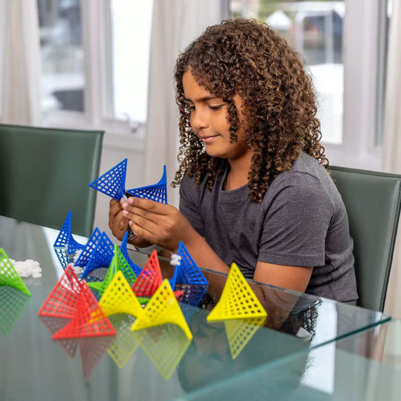 Hyperbolic Building Toy for Creative Play