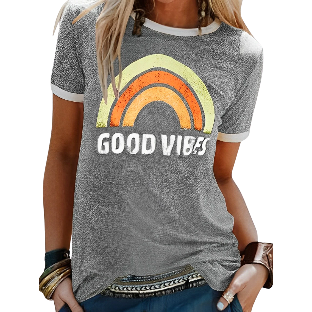 Joyful Energy Graphic Tee for Everyday Style