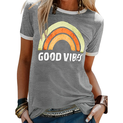 Joyful Energy Graphic Tee for Everyday Style