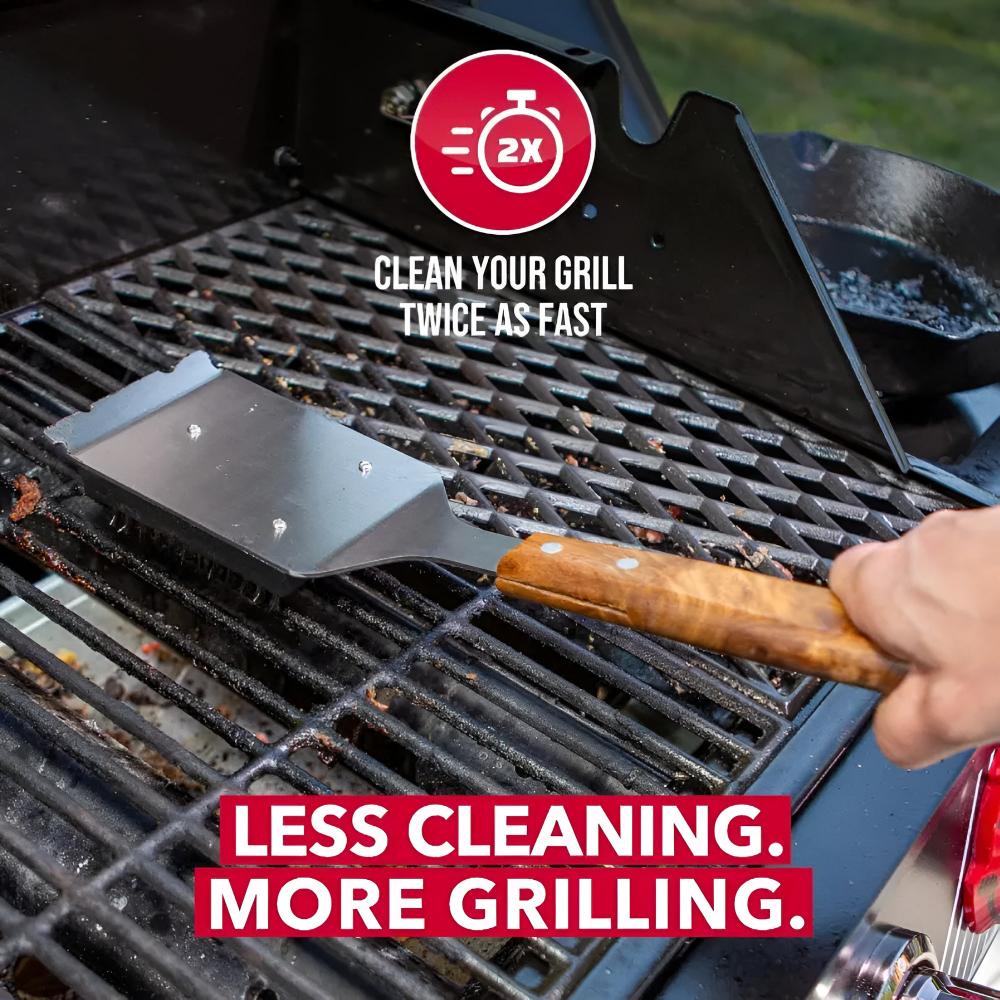 Ultimate Stainless Steel Grill Cleaner with Scraper