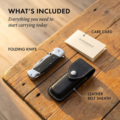 Precision Folding Knife with Assisted Opening | 3.75" Blade & Textured Grip | Corrosion-Resistant, Secure Lock, Ideal for Outdoor and Everyday Use
