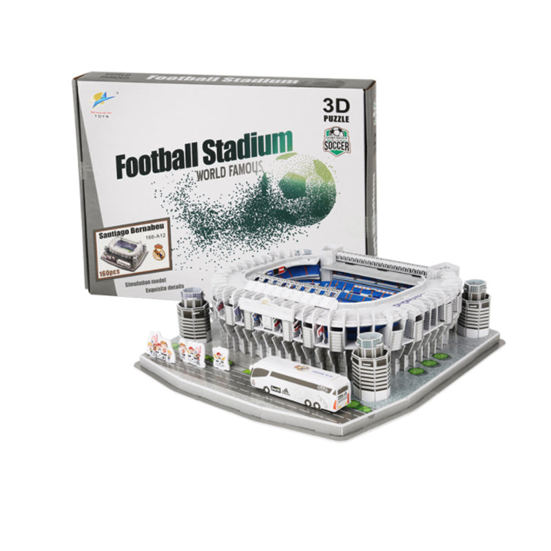 3D Football Stadium Puzzle Model