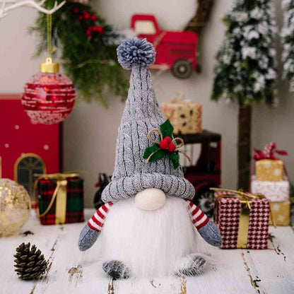 Festive Gnome with LED Glow for Holiday Cheer