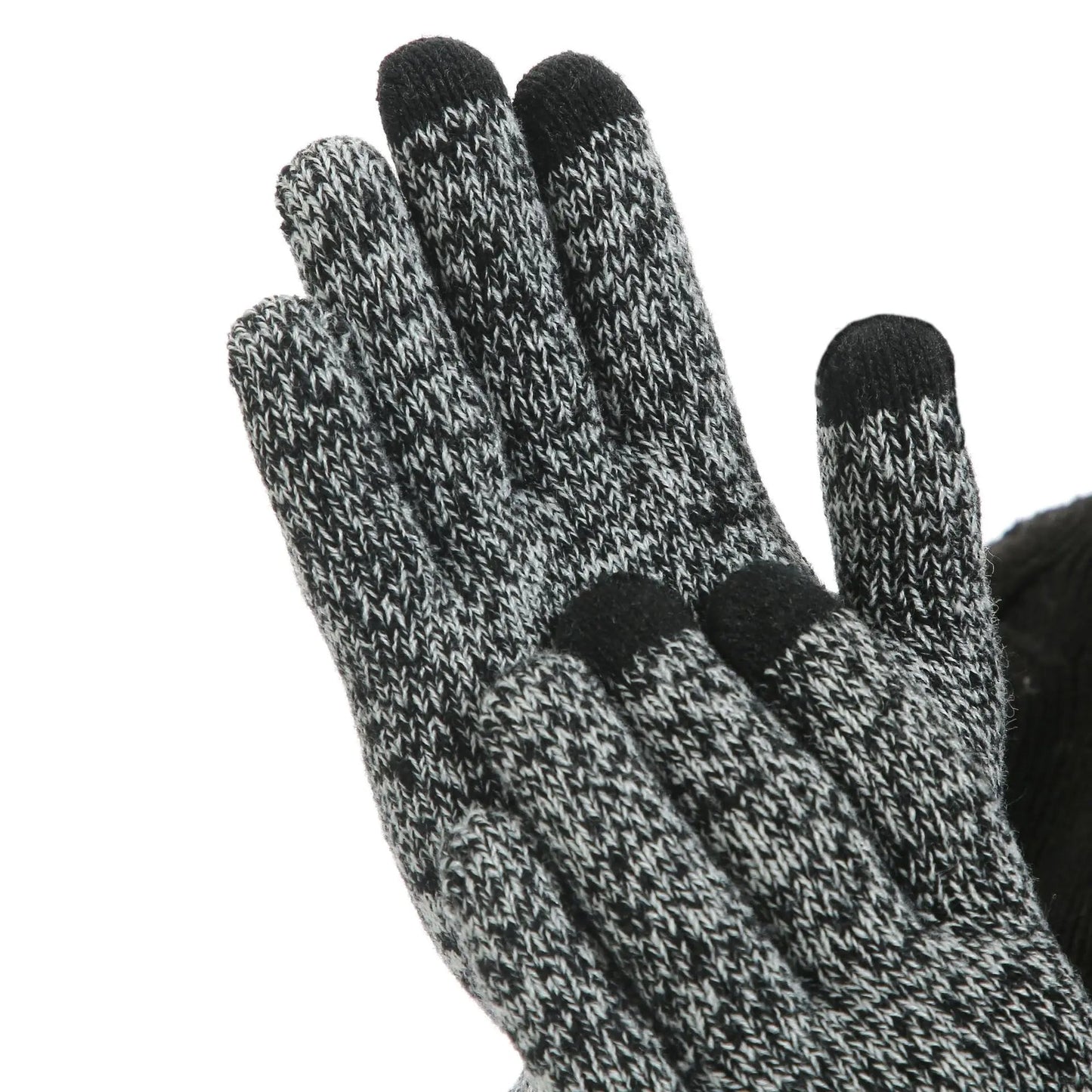 Trendy Winter Outfit with Beanie and Gloves – Taalita Style