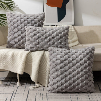 Velvet Plush Cushion Cover – Soft Cover for Sofa or Bed