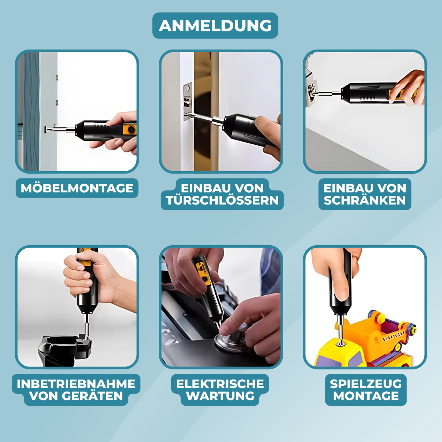 Button-Activated Screwdriver for Effortless Screw Insertion