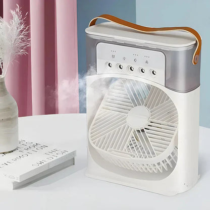 All-in-One Cooling Device with Colorful LED Lighting