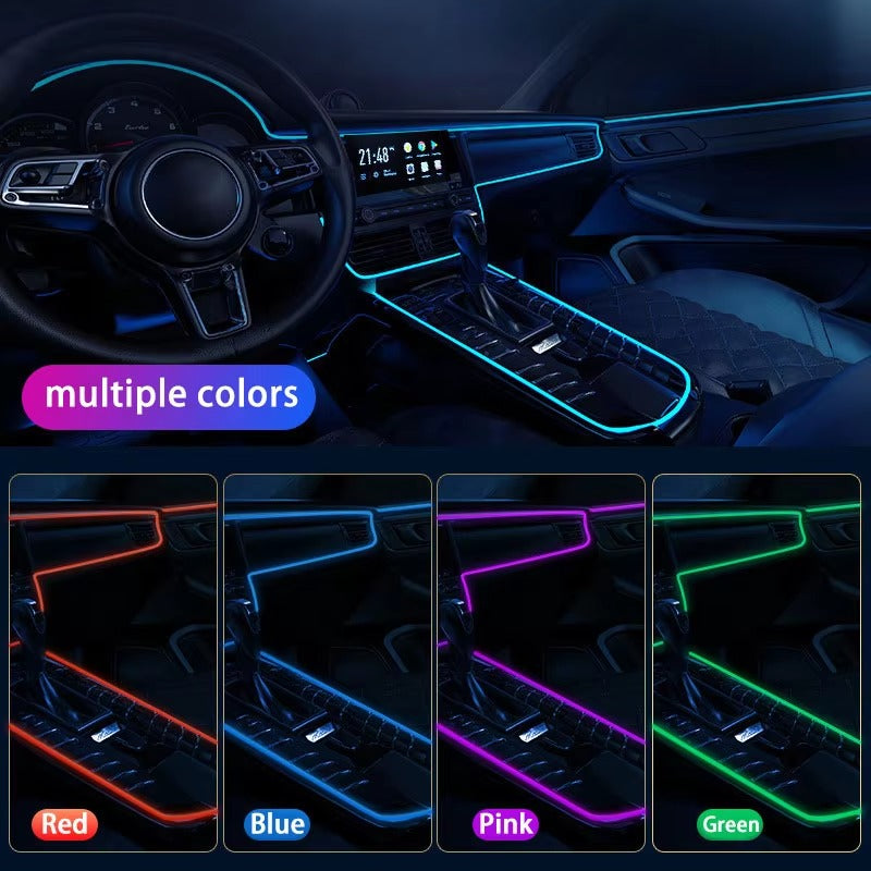 Transform Your Car's Interior with Vibrant LED Lighting