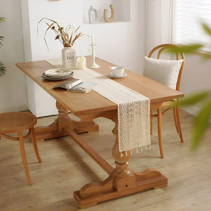 Charming Lace Table Runner for Rustic Elegance
