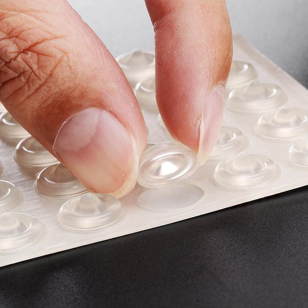 Clear Sound-Dampening Floor Protectors