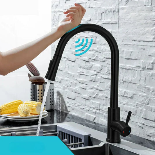 Touch Sensor Kitchen Faucet – Easy Control Water Tap