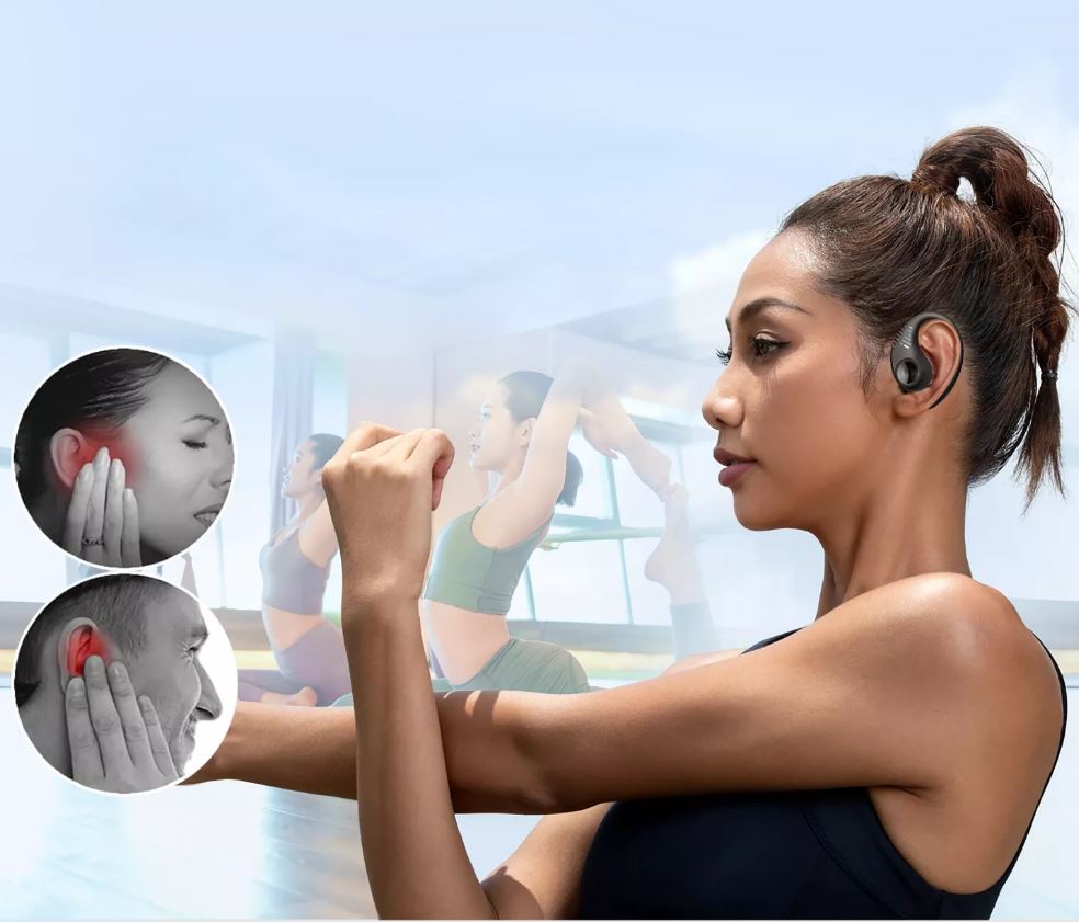 Waterproof Open-Ear Wireless Earbuds for Outdoor Activities