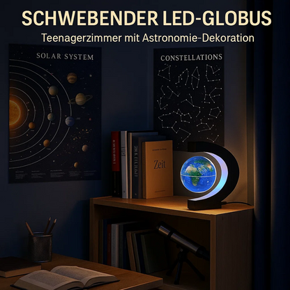 LED World Globe with Magnetic Suspension – Floating Globe Lamp