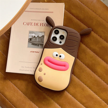 Cartoon Frog Phone Case – Charming Gift Option