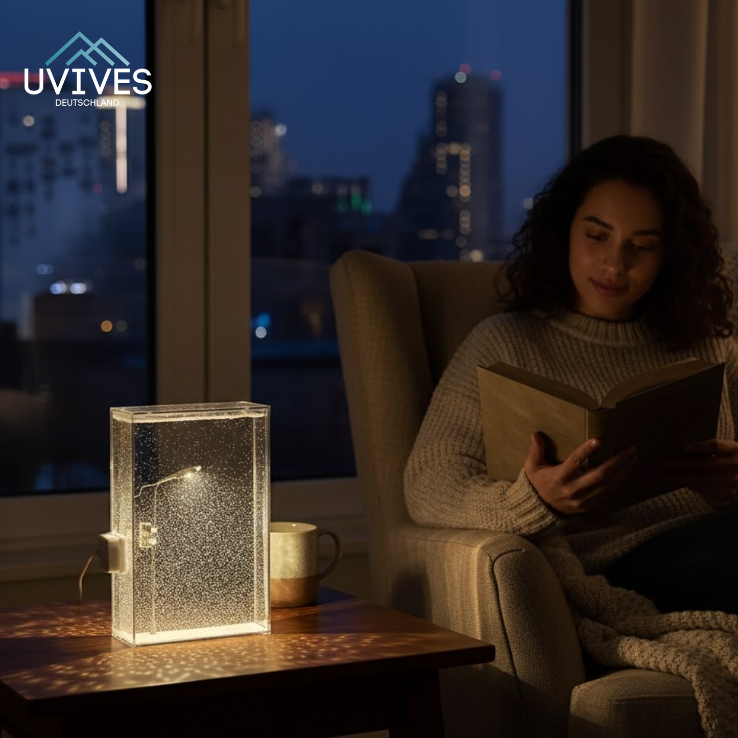 Winter Magic Snow Lamp for Cold Nights