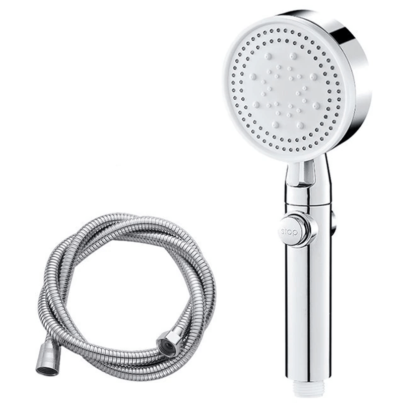 Shower Head with 5 Settings and Push Button Control
