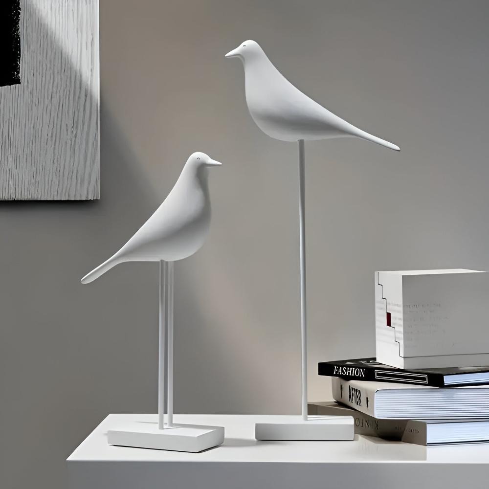 Elegant Minimalist Bird Figurines for Stylish Spaces