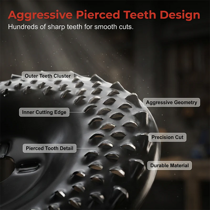 Precision Wood Shaping Disc for Angle Grinders | Effortless Shaping, Smoothing & Carving