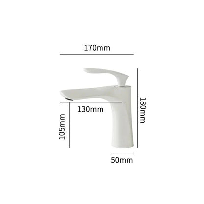 Brass Waterfall Single-Handle Faucet (Deck-Mount)