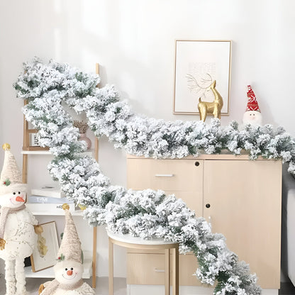 Frosted Winter Garland for Holiday Decor