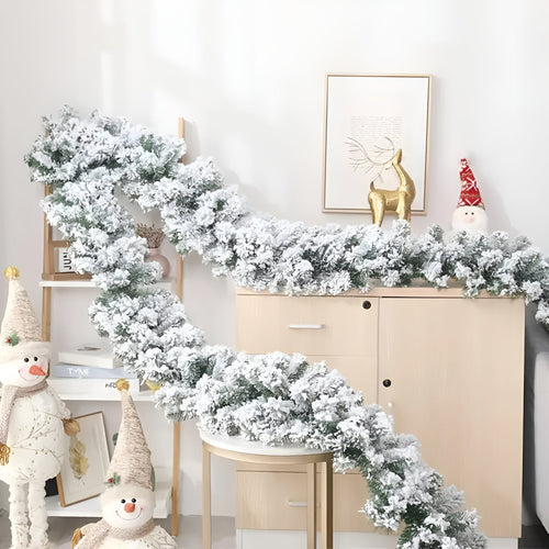 Frosted Winter Garland for Holiday Decor