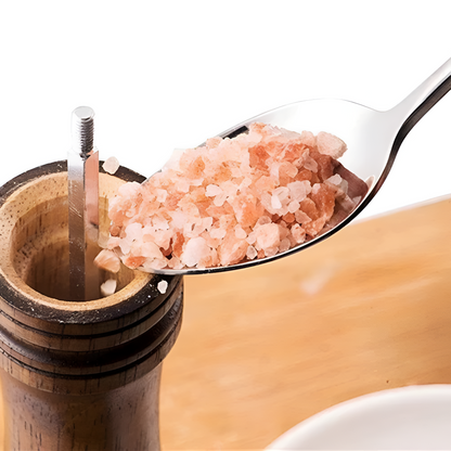 Artisan Oak Spice Mill Set for Exquisite Flavoring