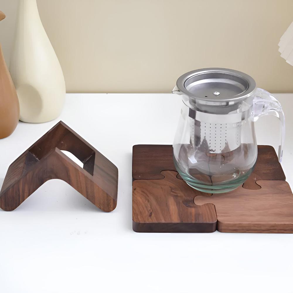 Elegant Wooden Coaster Collection for Everyday Use