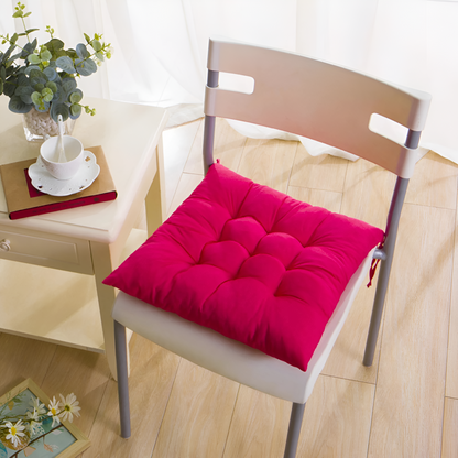 Colorful Comfort Cushions with Button Detailing