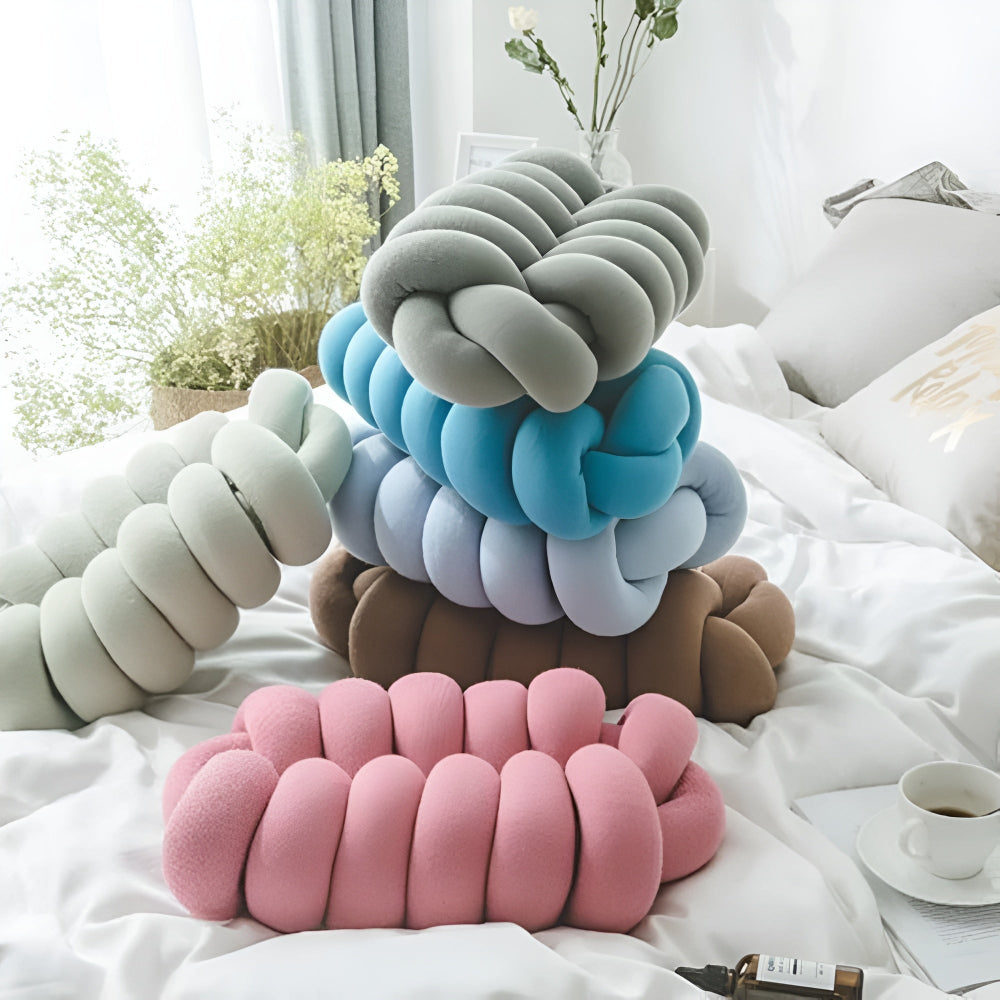 Chic Knot-Designed Plush Pillow for Ultimate Comfort