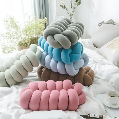 Chic Knot-Designed Plush Pillow for Ultimate Comfort