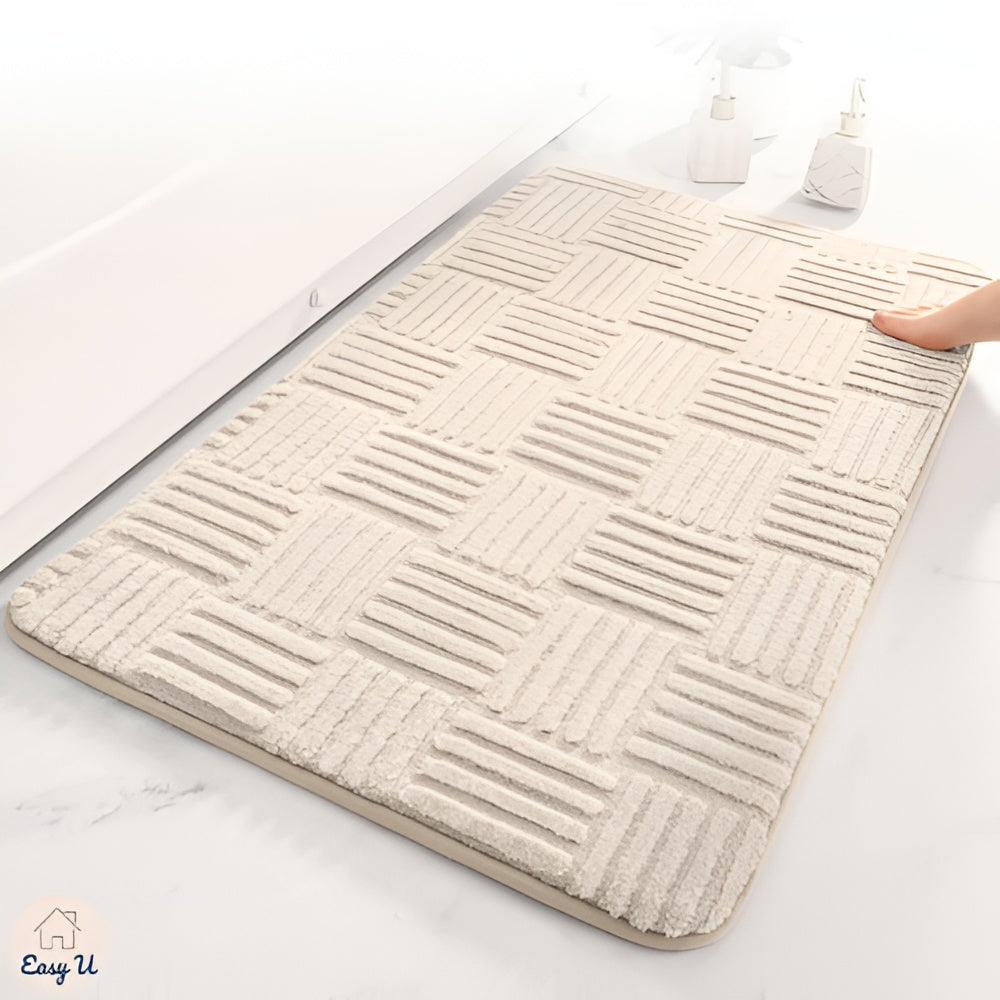 Ultra-Soft Quick-Dry Bathroom Mat for Safety and Comfort