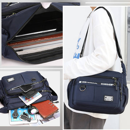 Lightweight Waterproof Shoulder Bag with Spacious Storage