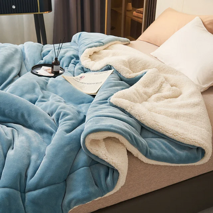 Cozy Plush Fleece Winter Blanket for Warmth and Comfort