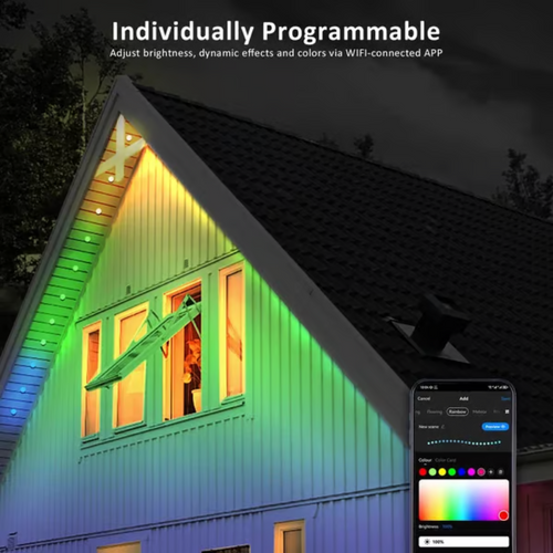 LuminousWave – Smart Color-Change Outdoor Lighting