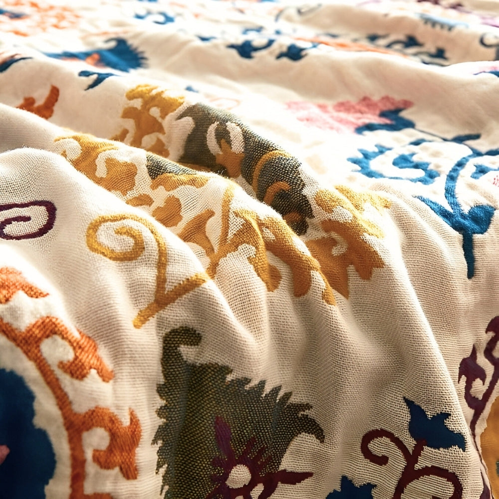 Lightweight Muslin Cotton Summer Blanket for Cozy Comfort