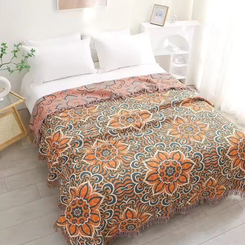 Cozy Haven Woven Cotton Throw
