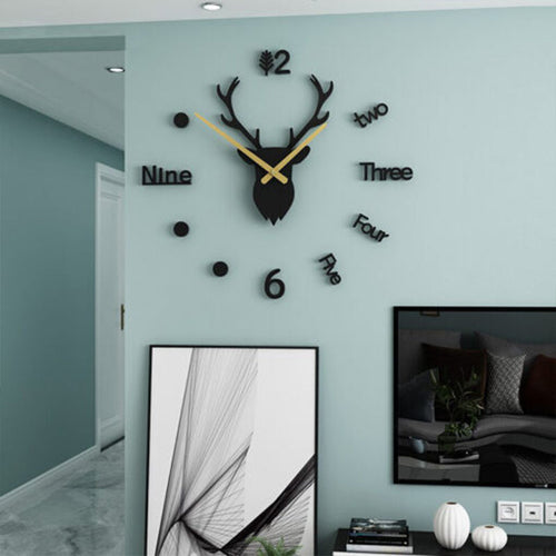 Stylish 3D Acrylic Wall Clock for Modern Homes
