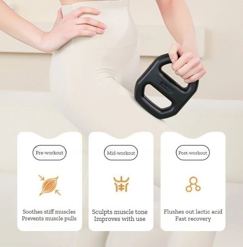 Portable Mini Vibration Massager Ring for Muscle Tension and Pain Relief