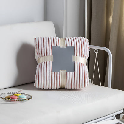 Plush Comfort Striped Fleece Blanket