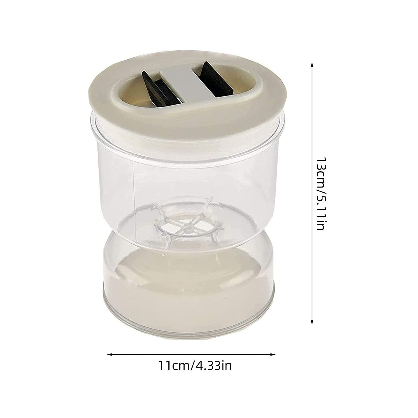 Leak-Proof Pickling Jar with Built-In Strainer