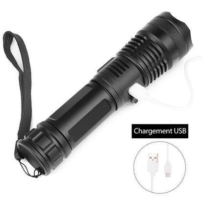 Rechargeable LED Tactical Laser Flashlight 90000 Lumens - Buy 2, Get Free Shipping