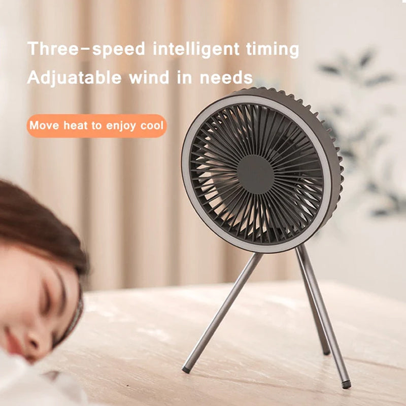 Portable 3-in-1 Smart Fan for Versatile Use