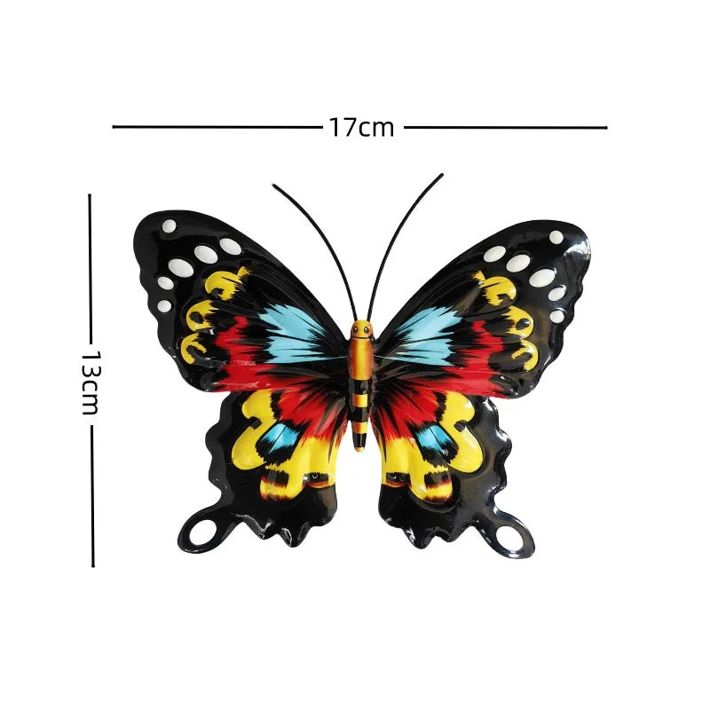 Metal Butterfly Wall Decor Set | 4 Pieces | Rust Resistant | Perfect for Garden & Fence
