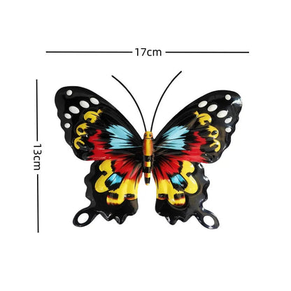 Metal Butterfly Wall Decor Set | 4 Pieces | Rust Resistant | Perfect for Garden & Fence