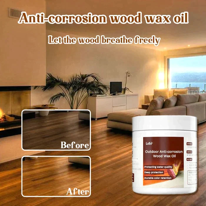 Wood Protection Agent with Beeswax