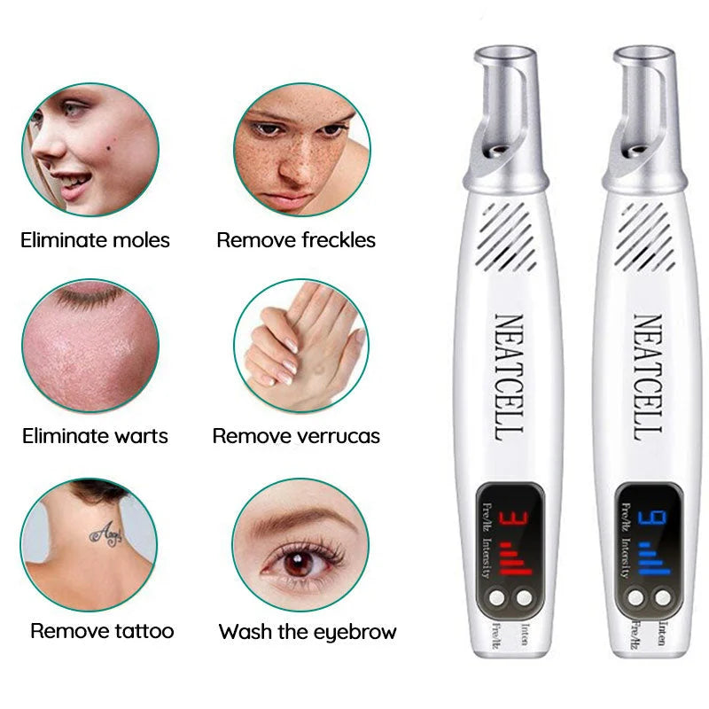 Laser Tattoo Eraser Pen - Red and Blue Light Removal Device