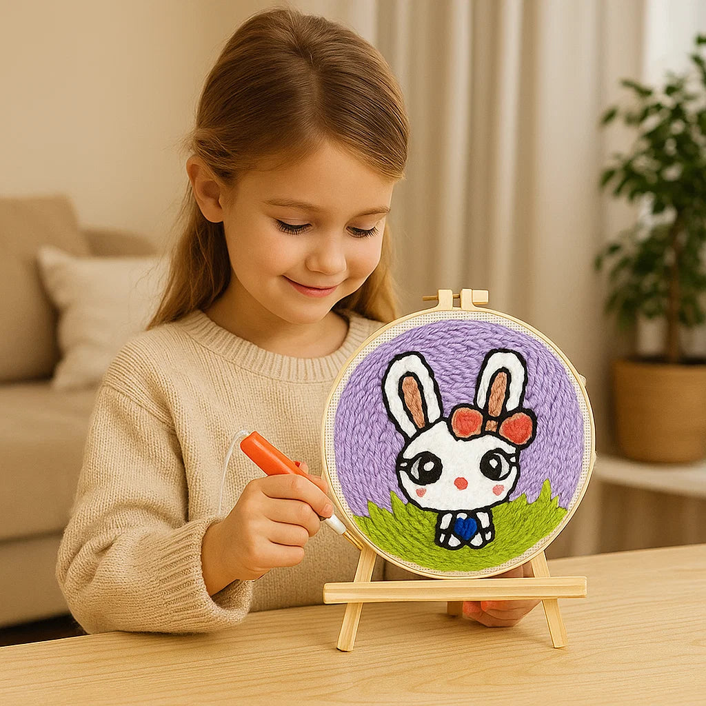 Quick Relaxation and Beautiful Embroidery Art Creation