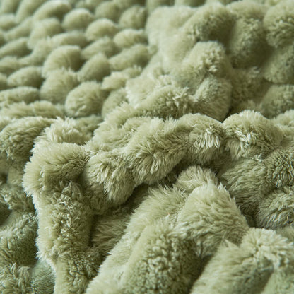 Thick Reversible Coral Fleece Blanket